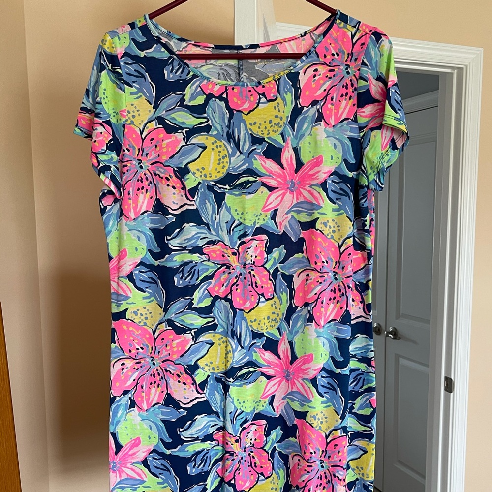M Lilly Pulitzer Marlow dress- Nauti navy capri